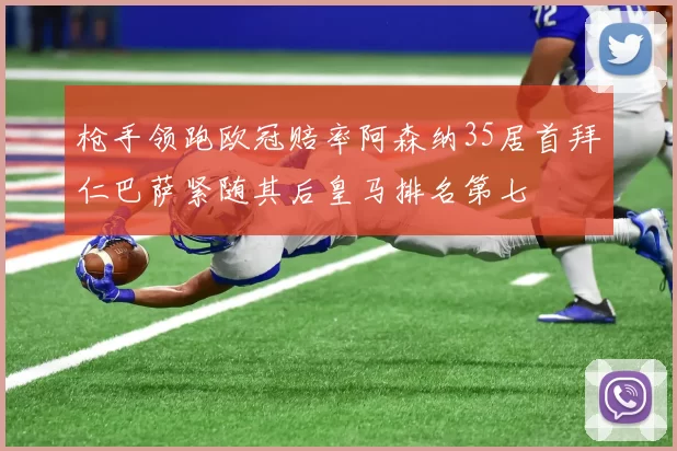枪手领跑欧冠赔率阿森纳35居首拜仁巴萨紧随其后皇马排名第七